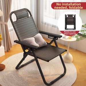 LIWAN | Rattan Folding Chair Relaxation Durable