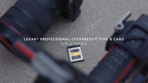 Thẻ nhớ CFexpress Type B 64GB/ 128GB Lexar Gold series quay video RAW 8K tốc độ đọc lên đến 1750Mb/s ghi 1000Mb/s