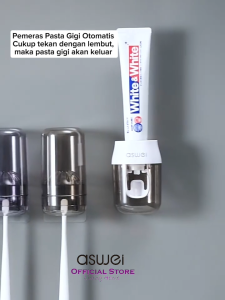 ASWEI A47YSQ Dispenser Odol Tempat Pasta Gigi Mini Transparan
