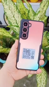 XUN.DO INFINIX HOT 60 PRO+ 60i / 60 PRO Case Armor Shield Clear Bening ACRYLIC Hardcase Keras SHOCKPROOF Hitam Black Soft Silicone Silikon Hard Mika IPAKY ipaky Transaparent - Transparan Back Cover Pelindung Belakang Protec Camera Lens Murah Plus + 4G 5G