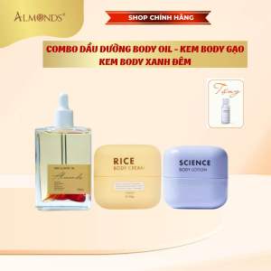 Combo Dưỡng Da Gồm Body oil Body Ban Ngày và Body Ban Đêm Hỗ Trợ Dưỡng Trắng Da