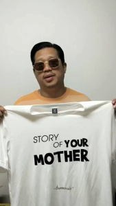 (พร้อมส่ง) เสื้อ "Story of Your Mother เรื่องของแม่มึง ผ้า Cotton 100% แบรนด์ Karma Vibe