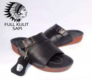 sandal pria full kulit sapi sandal selop alas dilapisi kulit