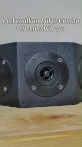 Paket Combo Box Tweeter 3 Lobang plus 3pcs Tweeter Acr 701