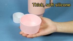 Tumbler Silicone Cup Boot Sleeve Non-slip Cup Bottom Protective Sleeve Cover For 12-24oz 20-40oz Stainless Steel Water Bottle