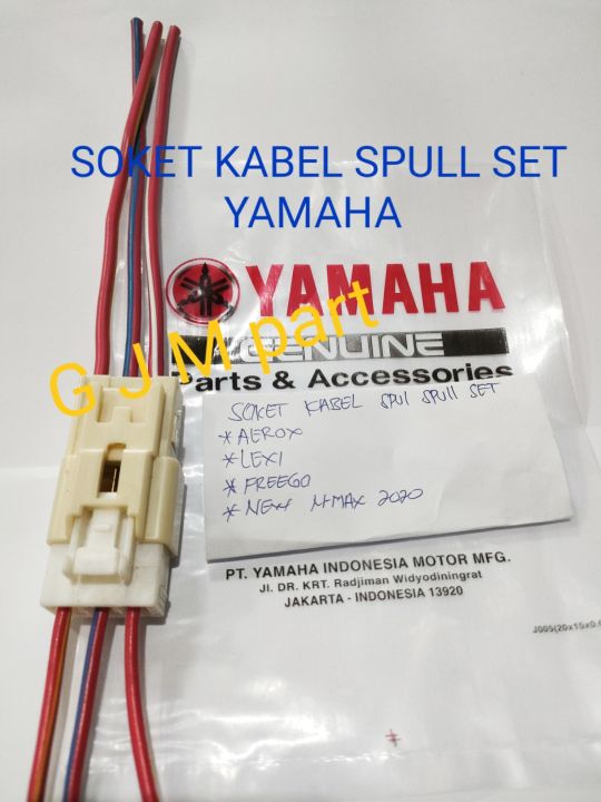 Soket Kabel Spull Set Komplit Yamaha Aerox Lexi Freego N Max Original Asli Lazada Indonesia