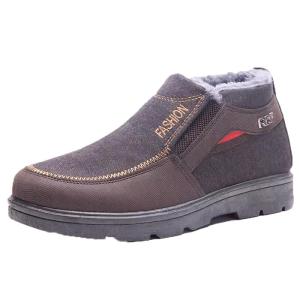 Warm Anti-Slip Soft Sole Thickened Mens Winter Cotton Shoes