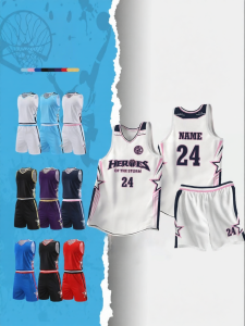 SK | Customized Male Student Basketball Uniform Set