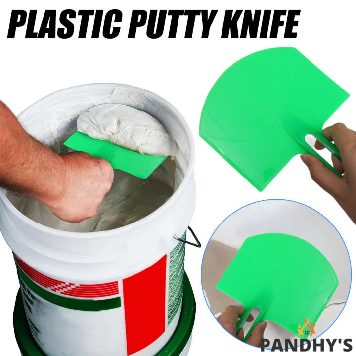 1/3PCS Curved Putty Scraper Scoops Bucket Scrapers Plaster Application