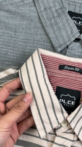 POLICE Kemeja Border Regular Fit Pria