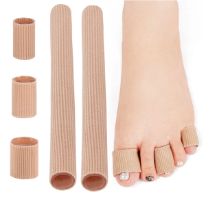 Soft Fiber Gel Toe Sleeves Breathable Silicone Tube Finger Protectors Corn Cushion Separator Foot Care Comfort And Protection