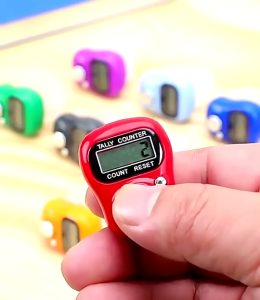 LCD Electronic Tasbih Digital Display Finger Hand Tally Counter Gift Tasbih Digital row Finger Counter