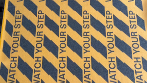 2 Pcs Non-slip Stickers Stairs Anti-Slip Tape Carpet Waterproof Pvc Wet Floor Warning