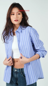 Logo Jeans Kemeja Wanita Rhea 24A59L5BI