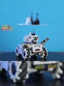JINGGUAN | Educational Programming Building Blocks Tank 10-year-olds