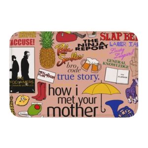 Potdemiel | How I Met Your Mother Intervention Thảm Trải Sàn Trước Cửa Ra Vào Thảm Ngoài Trời Chống Trơn Trượt Phong Cách Hiện Đại Thảm Trải Sàn Bằng Polyester Cho Phòng Tắm Nhà Bếp Nhà Vệ Sinh