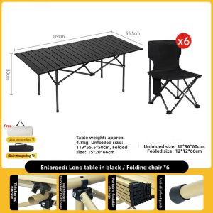 TSINGTON | Portable Lightweight Foldable Table and Chair Set