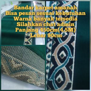 karpet mesjid karpet rumah karpet istimewa panjang 450cm lebar 90cm bisa pesan sesuai ukuran silahkan chat kami