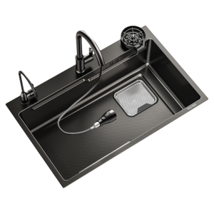 JIAYUN | Thickened 304 Stainless Steel Kitchen Sink Large Single Bowl
