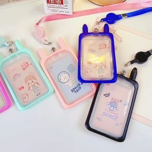 💎💫GROCELY💫💎 GANTUNGAN TALI KARTU AKSES KANTOR MRT BUSWAY LANYARD CARD HOLDER MOTIF KUCING