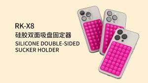 Silicone Suction Cup Phone Mount Double-Sided Sticky Grip Suction Case Mount Hands-Free Accessories for Tiktok Videos & Selfie