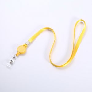 Cardfuss Integrated Retractable Lanyard Work ID Card Holder Neck Strap Time Clock Access Control Card Tag Polyester Material