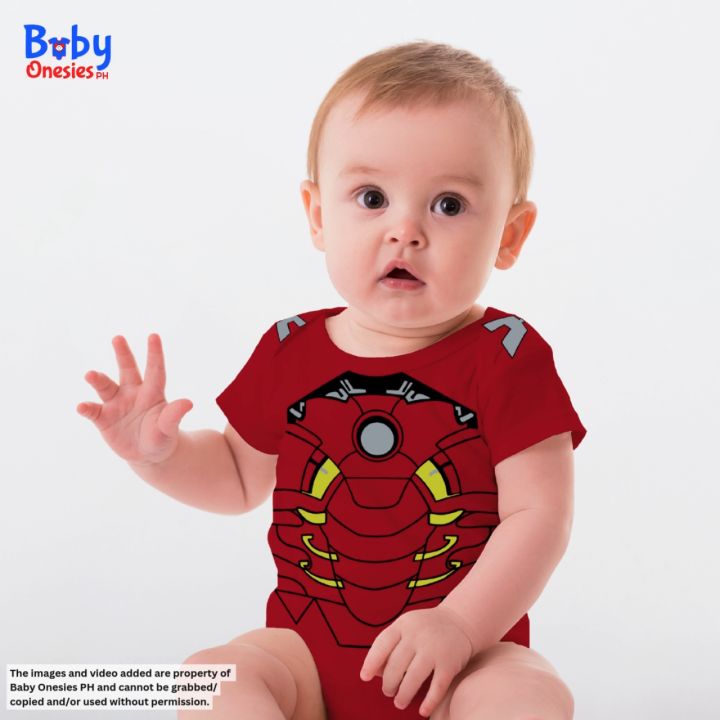 Baby Onesies PH Iron Superhero Baby Boy Clothes 0-12 months