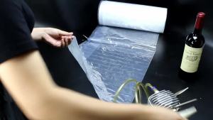 [clearance]50 meters Air Column Wrap Shipping Packaging Protection Thick Shockproof Inflatable Air Column Used for transporting red wine or fragile items