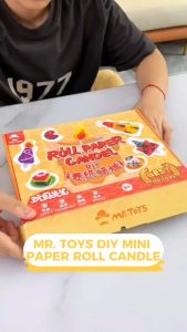 MR TOYS Handmade Candle Ages 4+ Molding Handmade Beeswax Gift For Kids by WISHLAND