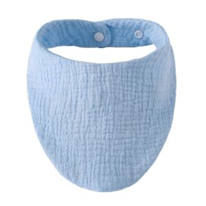 Baby Infant Cotton Bib Solid Color  Scarf Feeding Saliva Towel Bandana Burp Cloth Boy Girl Babies Accessories Newborn