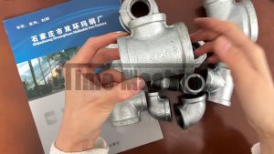 Gi Fittings Galvanized Tee Accessories 1/4" 1/2" 3/4"