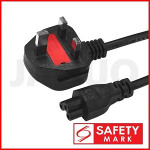Singapore Safety Mark C5 Power Cord for Laptop Adapter Asus Lenovo Thinkpad Acer HP Dell Alienware