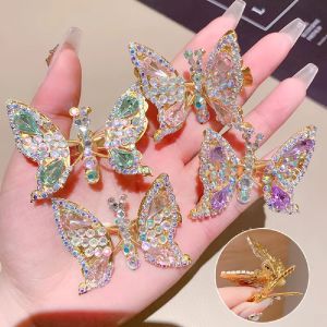 High-Appearance Hair Accessories - Fairy and Stylish Hair Ornaments Moving Butterfly Hair Clips New-Style Side Hairpins for Li