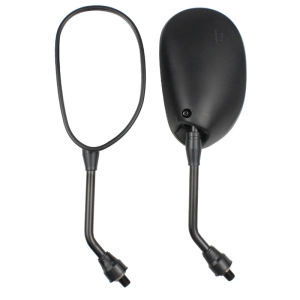 2Pcs/Pair Motorcycle Rearview Mirror Scooter E-Bike Rear View Mirrors Back Side Convex Mirror 10mm