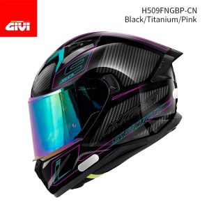Givi | Universal Full Face Helmet with Wing for Men and Women All-Season Fog-Proof Racing