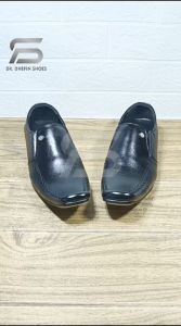 Dhefin79 sepatu pentopel kulit premium pria formal DF316s Black