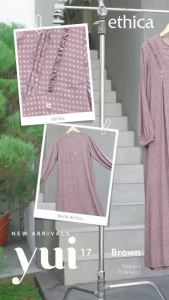 TERMURAH GAMIS DEWASA ETHICA YUI 17 SIMPEL KEKINIAN COCOK UNTUK HANGOUT ATAU NGAMPUS