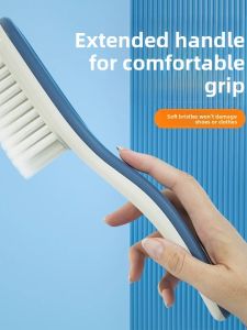 Soft Bristle Shoe Brush for Cleaning And Washing Shoes Home Use Non-Damaging Laundry Tool Plastic Brush Head Household Essentials