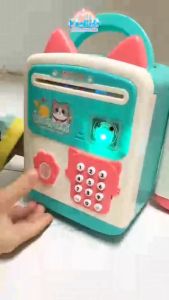 Két Sắt Vân Tay Mini Thông Minh Tiết Kiệm Tiền Siêu Dễ Thương - Đồ Chơi Cho Bé - SP0490