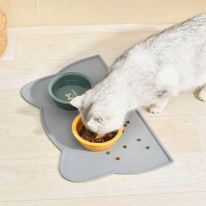 WildPioneer Pet Feeding Mat Silicone Bowl Pad Waterproof Non Slip Anti Spill Foldable Travel Sulit Matibay For Dogs Cats
