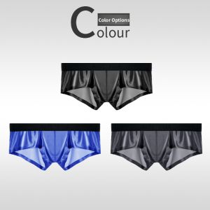 AEEEYEEE | Ice Silk Breathable Men Boxer Briefs