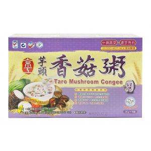 台灣京工芋頭香菇粥 什錦蔬菜 濃芋有料 Taro Mushroom Congee 30gx10pktd