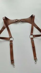 Suspender Kulit Berkualitas Tinggi untuk Aksesoris Pria Stylish