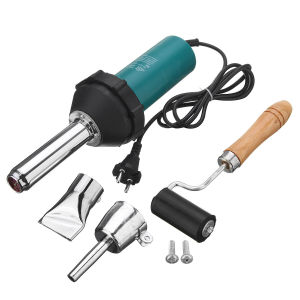 1080W Plastic Hot Air Welding Welder Heat Hot Gas Tools Kit with Rod&Roll