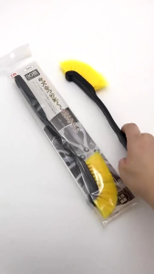 Car Wheel Tire Rim Detailing Brush / Long Handle Gap Cleaning Brushes / Automobile Exterior Washing Tools