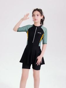 Đồ Bơi Liền Thân Ngắn Tay Chuyên Nghiệp Cho Nữ Đồ Bơi Tập Luyện Cho Người Lớn Bộ Đồ Thể Thao Tùy Chỉnh Cho Học Sinh