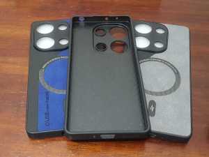 Casing Realme C75X Luxury Leather Phone Case Two Tone Combination
