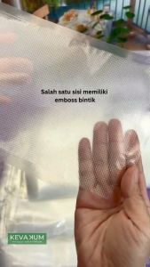 KEVAKUM Plastik Vakum Emboss Bintik 12x20 isi 100 lembar