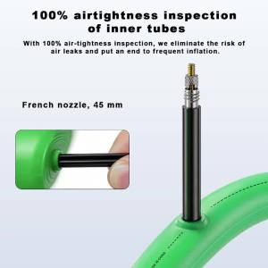 Rockbye 28g Road Bike Ultralight PortableTPU Inner Tube Presta & Schrader Compatible FV 65/45mm 700X23-32C Road MTB Bicycle Tire