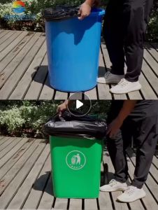 50pcs Large Black Plastic Garbage Bag Big Dustbin Eco Friendly Beg Sampah Tebal Hitam 2063